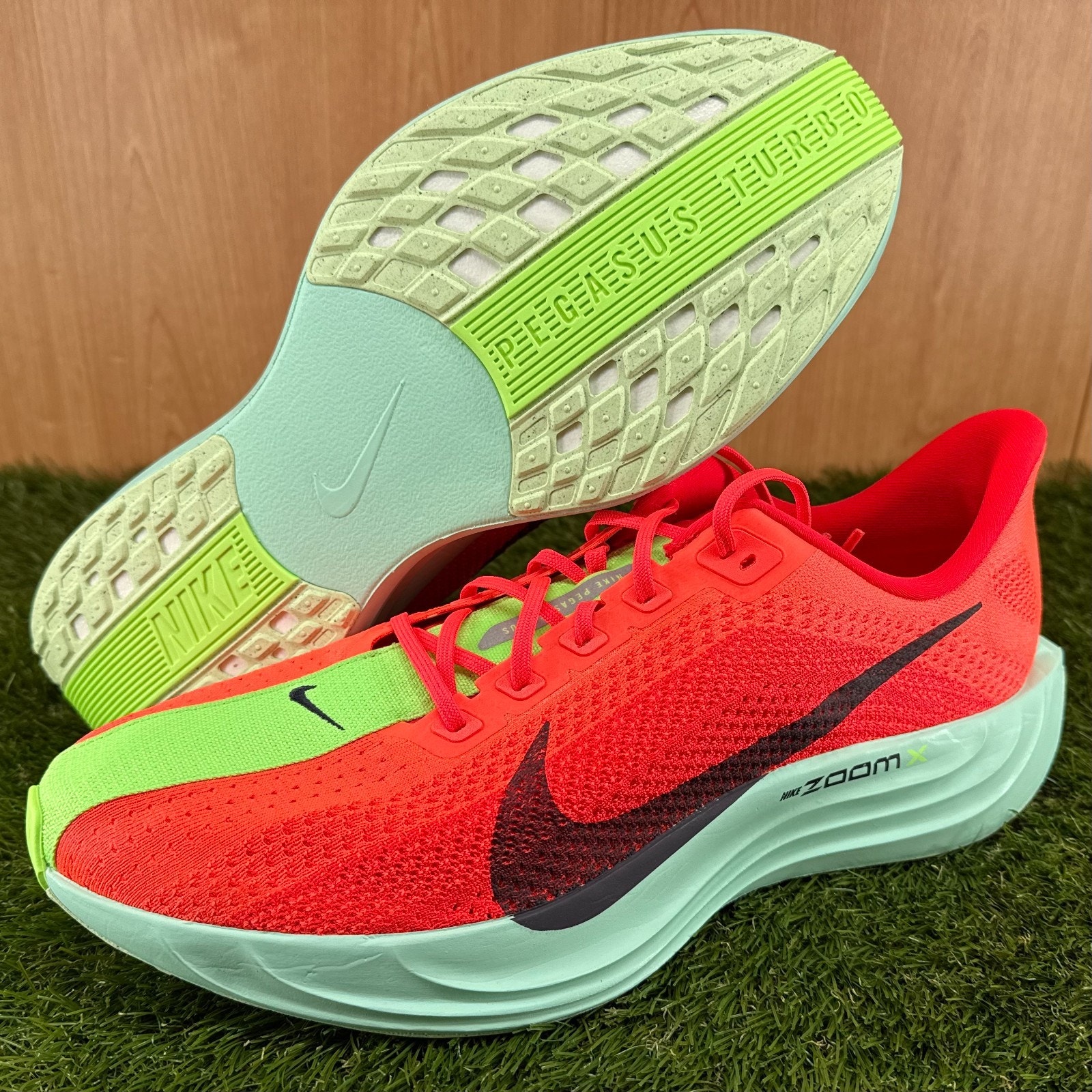Nike Zoomx Pegasus Plus Bright Crimson Fq7262-600 Menâs Size 14